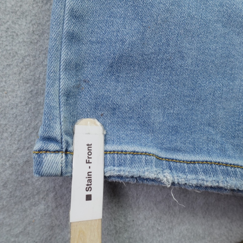 Judy Blue Jeans Womens 14W Light Wash Straight Fit Raw Hem Denim High Rise - Picture 11 of 14